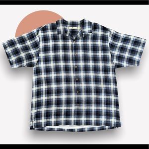 Tommy Bahama Mens 100% silk button down - L